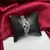 Blue Sapphire CZ Leaf Bracelet, Silver Plated Art Deco Crystal Wrist Cuff