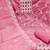 pink chanderi embroidered unstitched dress materials 3 pair top bottom dupatta