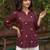 Women floral embroidered floral kurta