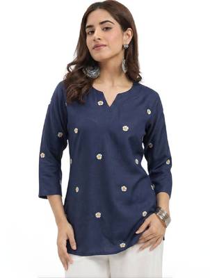 Women floral printed floral kurta 2