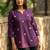 Women floral embroidered floral kurta