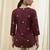 Women floral embroidered thread work kurta