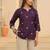 Women floral embroidered thread work floral kurta