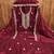 maroon chanderi embroidered unstitched dress materials 3 pair top bottom dupatta