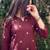 Women floral embroidered kurta