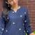 Women floral embroidered thread work floral kurta