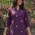 Women floral embroidered floral kurta