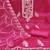 pink organza embroidered unstitched dressmaterials 3 pair top bottom dupptaa