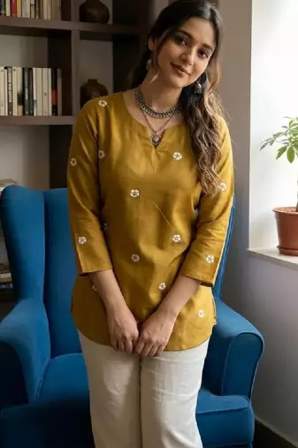 Women floral printed kurta