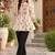 Women floral printed thread work floral kurta