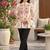 Women floral embroidered thread work floral kurta
