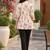 Women floral embroidered thread work floral kurta