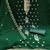 green georgette embroidered unstitched dressmaterials 3 pair top bottom dupptaa