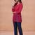 Women embroidered thread work georgette kurta