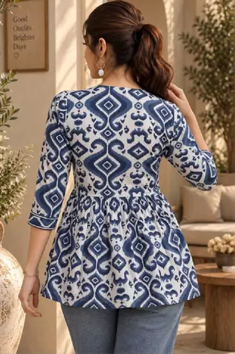 Women ethnic motifs printed kurta