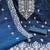 blue chanderi embroidered unstitched dress materials 3 pair top bottom dupatta