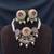Pink Kundan Pearl Bridal Necklace Set, Traditional Indian Jewelry, Statement Choker Earrings