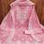 pink chanderi embroidered unstitched dress materials 3 pair top bottom dupatta