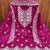 pink chanderi embroidered unstitched dress materials 3 pair top bottom dupatta