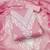 pink chanderi embroidered unstitched dress materials 3 pair top bottom dupatta