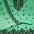 teal chanderi embroidered unstitched dress materials 3 pair top bottom dupatta