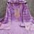 lavender cotton blend embroidered unstitched dressmaterials 3 pair top bottom dupptaa