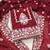 maroon cotton blend embroidered unstitched dressmaterials 3 pair top bottom dupptaa