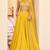 Yellow Soft Roman Silk Beautiful Plain Lehenga With Pocket & Embroidery Sequins Work Choli Readymade Lehenga Choli