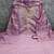lavender chanderi embroidered unstitched dress materials 3 pair top bottom dupatta