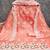 orange chanderi embroidered unstitched dress materials 3 pair top bottom dupatta