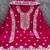 pink chanderi embroidered unstitched dress materials 3 pair top bottom dupatta