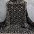 black georgette embroidered unstitched dressmaterials 3 pair top bottom dupptaa