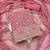 pink georgette embroidered unstitched dressmaterials 3 pair top bottom dupptaa