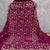 purple georgette embroidered unstitched dressmaterials 3 pair top bottom dupptaa