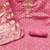 pink silk blend embroidered unstitched dressmaterials 3 pair top bottom dupptaa