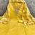 yellow silk blend embroidered unstitched dressmaterials 3 pair top bottom dupptaa