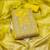yellow silk blend embroidered unstitched dressmaterials 3 pair top bottom dupptaa