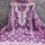 lavender silk blend embroidered unstitched dressmaterials 3 pair top bottom dupptaa