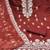 maroon silk blend embroidered unstitched dressmaterials 3 pair top bottom dupptaa