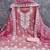 pink silk blend embroidered unstitched dressmaterials 3 pair top bottom dupptaa