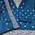 blue cotton blend embroidered unstitched dressmaterials 3 pair top bottom dupptaa