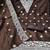 brown cotton blend embroidered unstitched dressmaterials 3 pair top bottom dupptaa