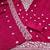 pink cotton blend embroidered unstitched dressmaterials 3 pair top bottom dupptaa