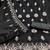 black silk blend embroidered unstitched dressmaterials 3 pair top bottom dupptaa