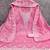 pink chanderi embroidered unstitched dress materials 3 pair top bottom dupatta