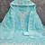 teal chanderi embroidered unstitched dress materials 3 pair top bottom dupatta