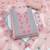 pink georgette embroidered unstitched dressmaterials 3 pair top bottom dupptaa
