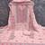 pink georgette embroidered unstitched dressmaterials 3 pair top bottom dupptaa
