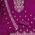 purple silk blend embroidered unstitched dressmaterials 3 pair top bottom dupptaa