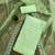 sea green organza embroidered unstitched dressmaterials 3 pair top bottom dupptaa
